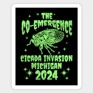 Michigan Cicada Invasion 2024 - Michigan Cicada Co-Emergence 2024 Magnet